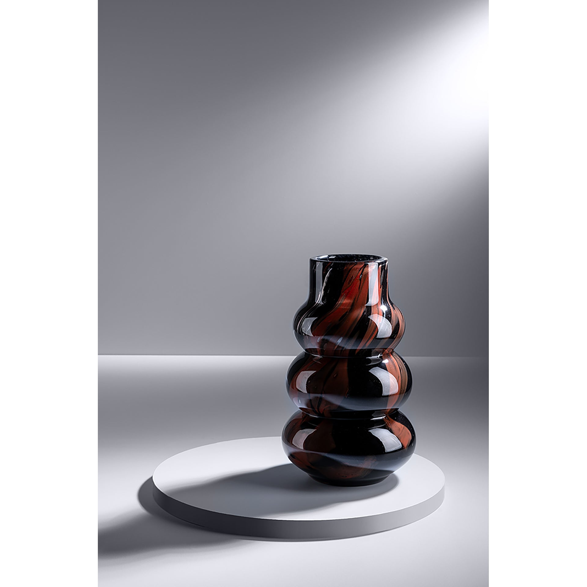 WAVE FRONT Vase schwarz