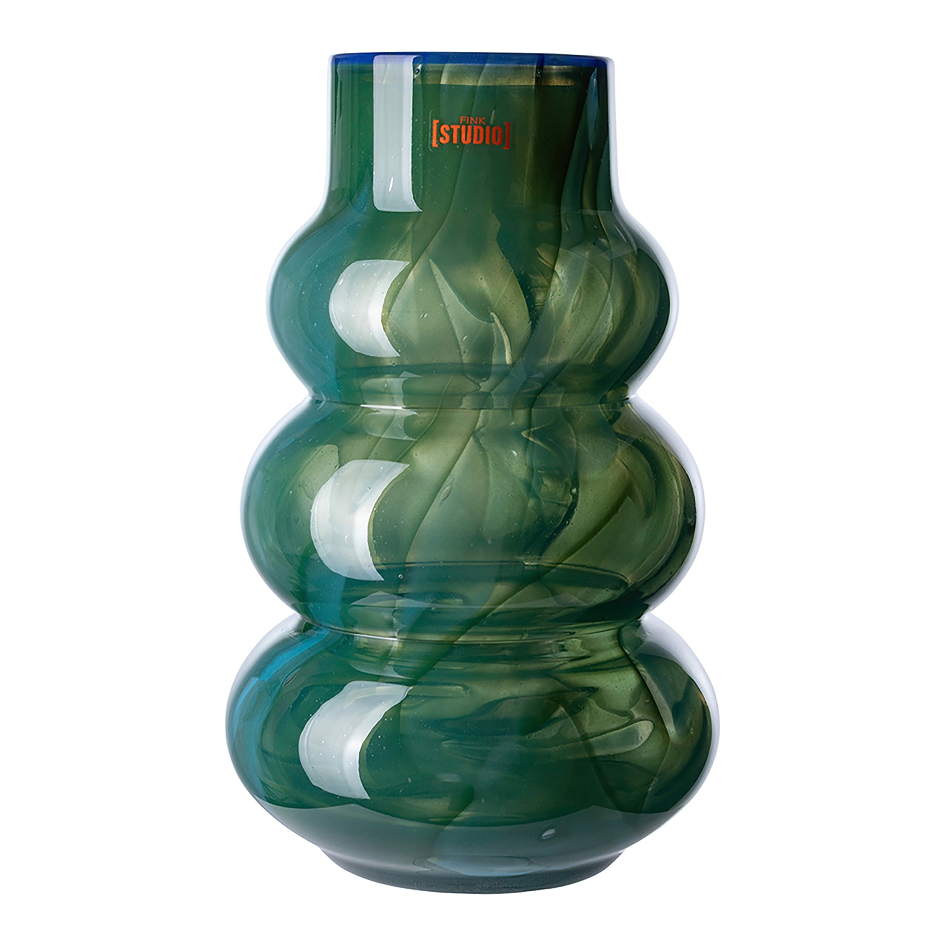 WAVE FRONT Vase türkis