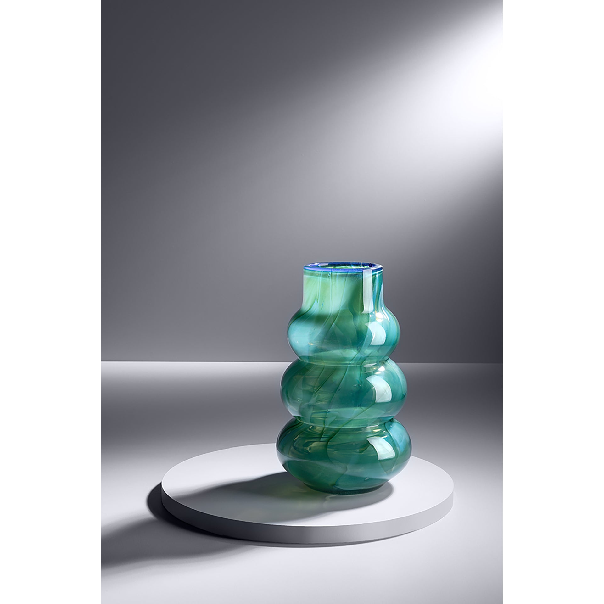 WAVE FRONT Vase türkis