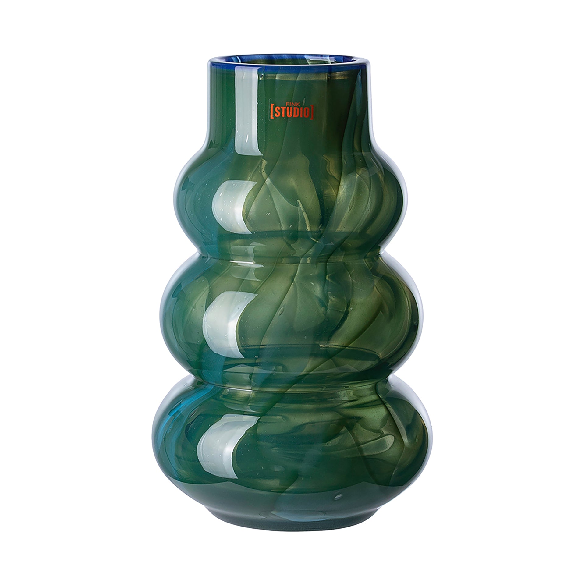 WAVE FRONT Vase türkis