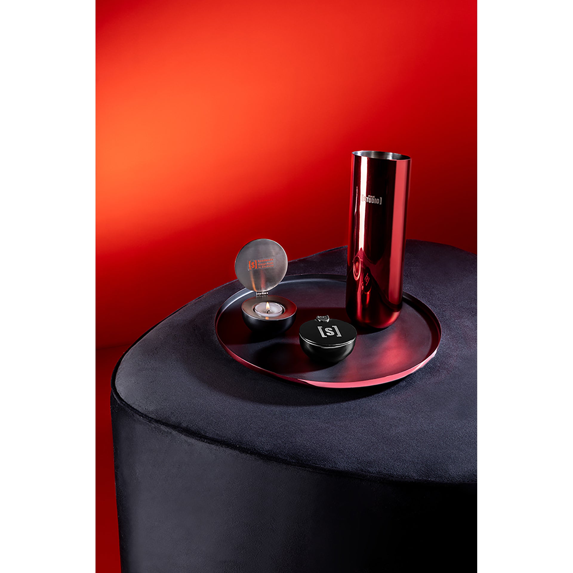 POP ART Tablett schwarz