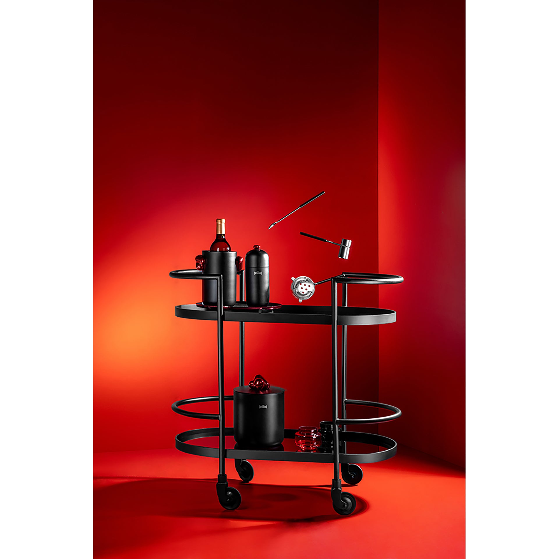 POP ART Cocktailshaker schwarz