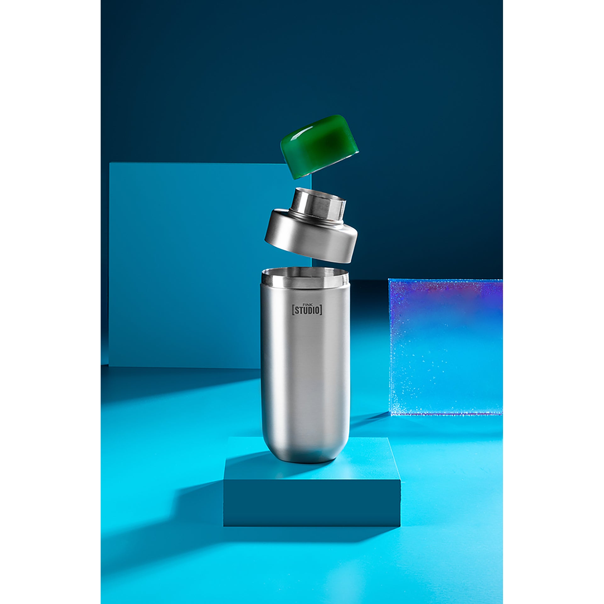 ICE LOVE Cocktailshaker grau