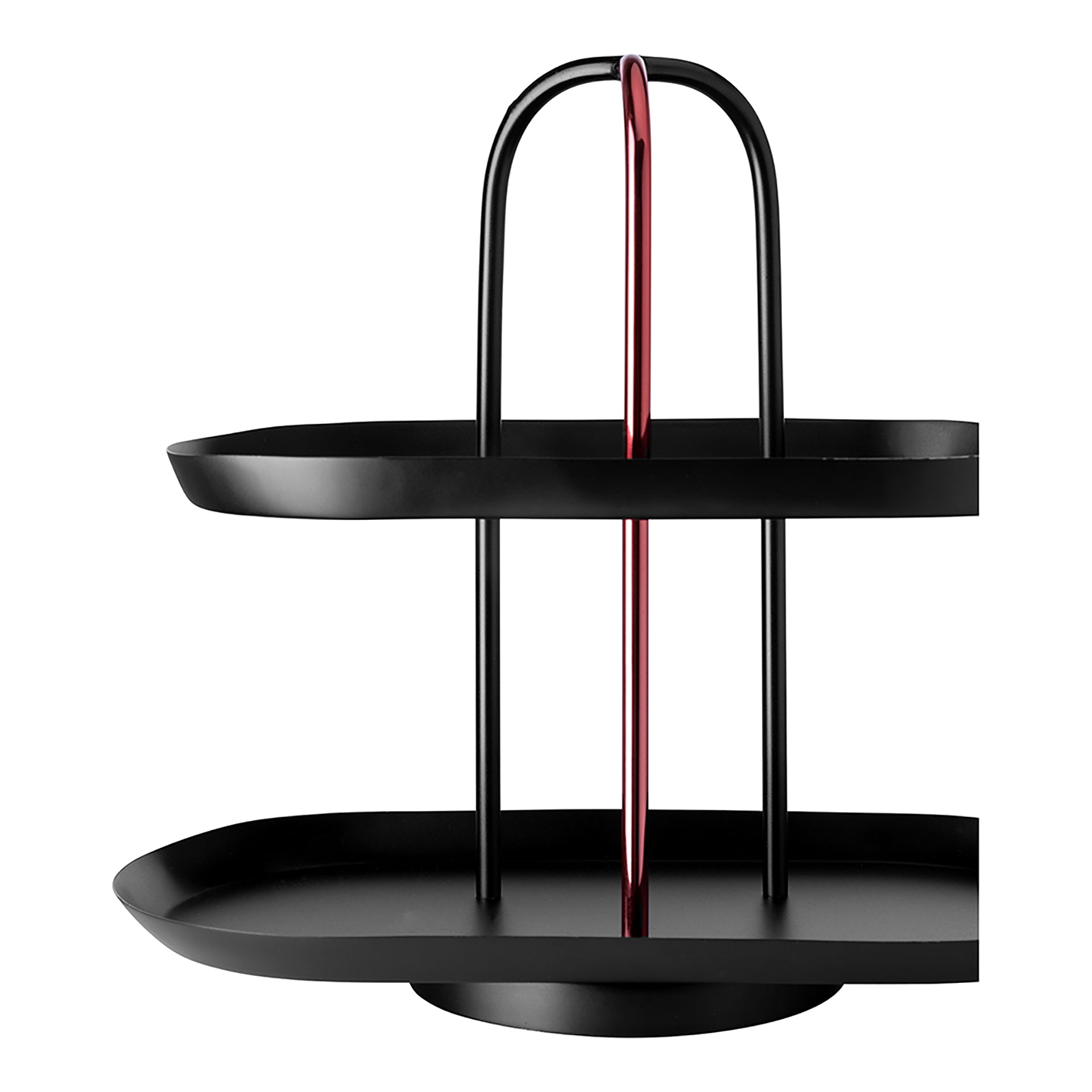 UPPER EAST 2er Etagere schwarz