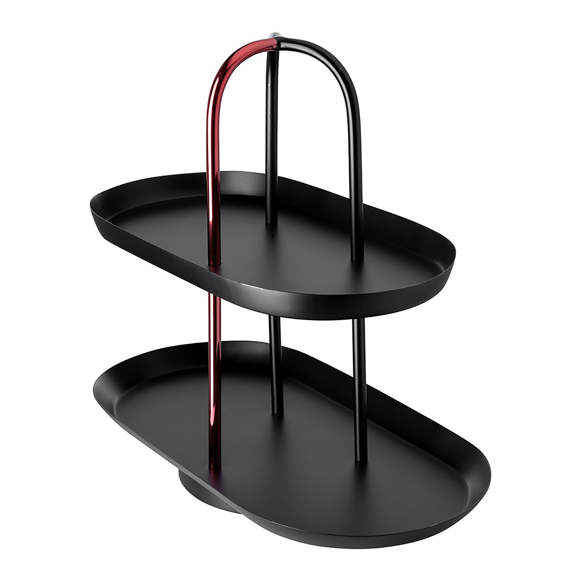 UPPER EAST 2er Etagere schwarz