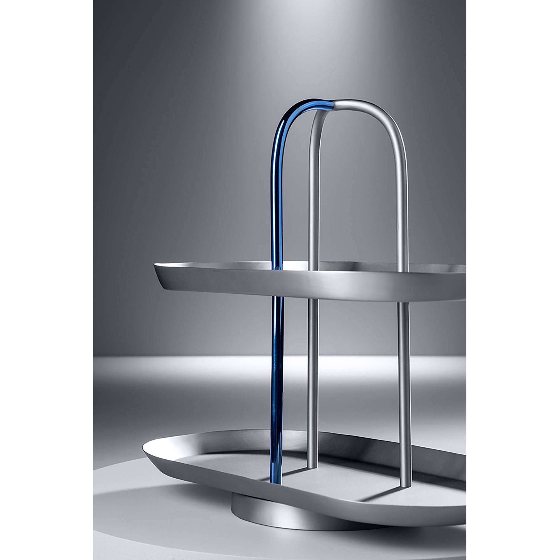 UPPER EAST 2er Etagere grau