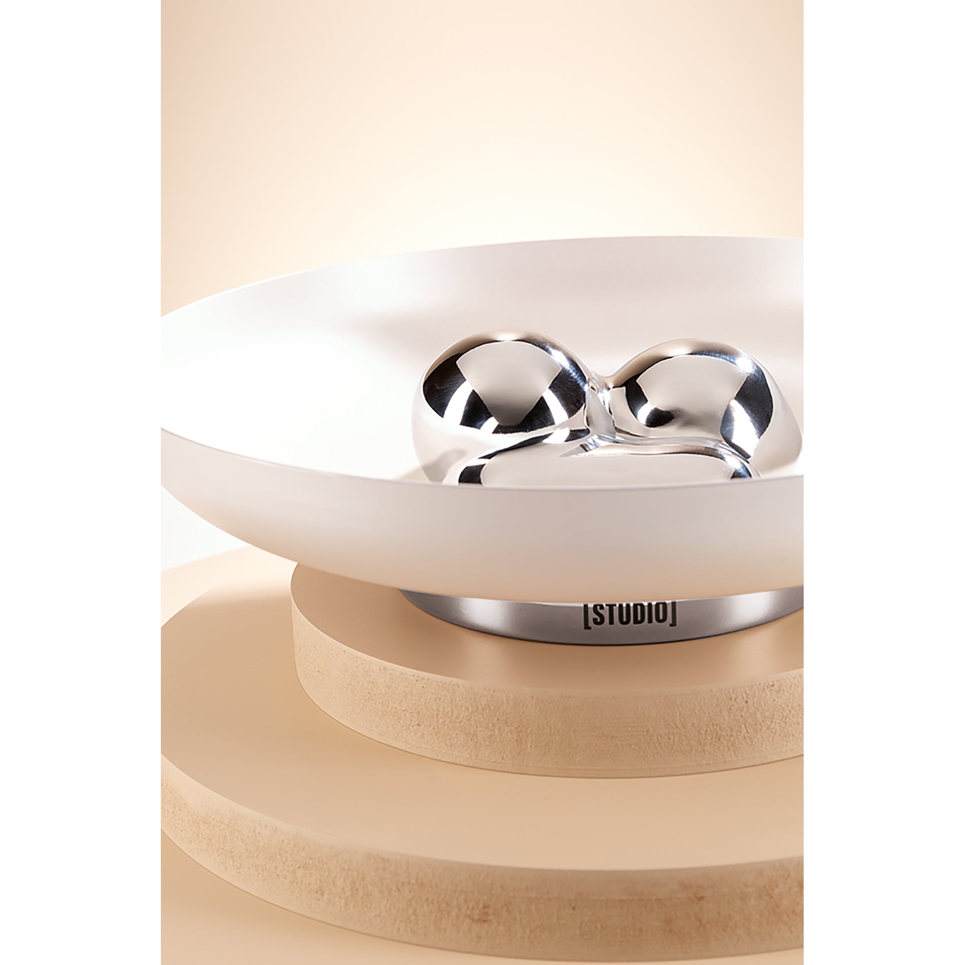 SPACE PEARL Schale creme