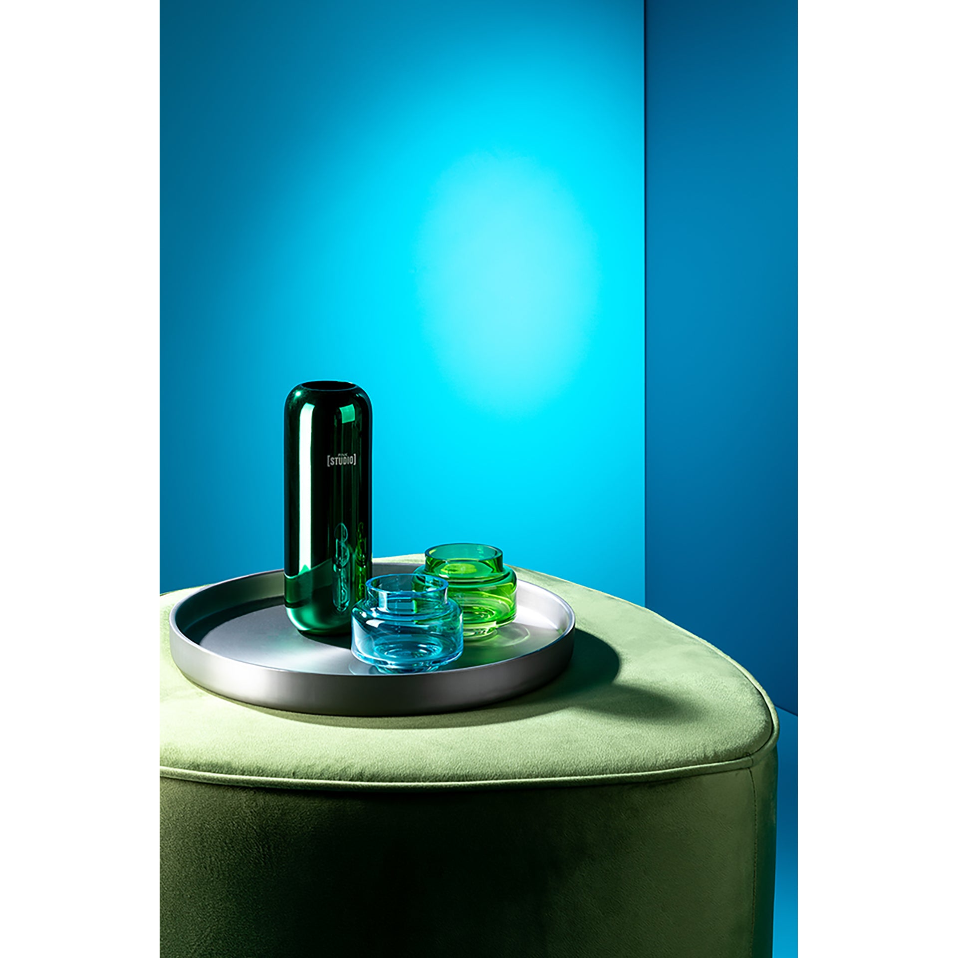 HIGH END Vase grün