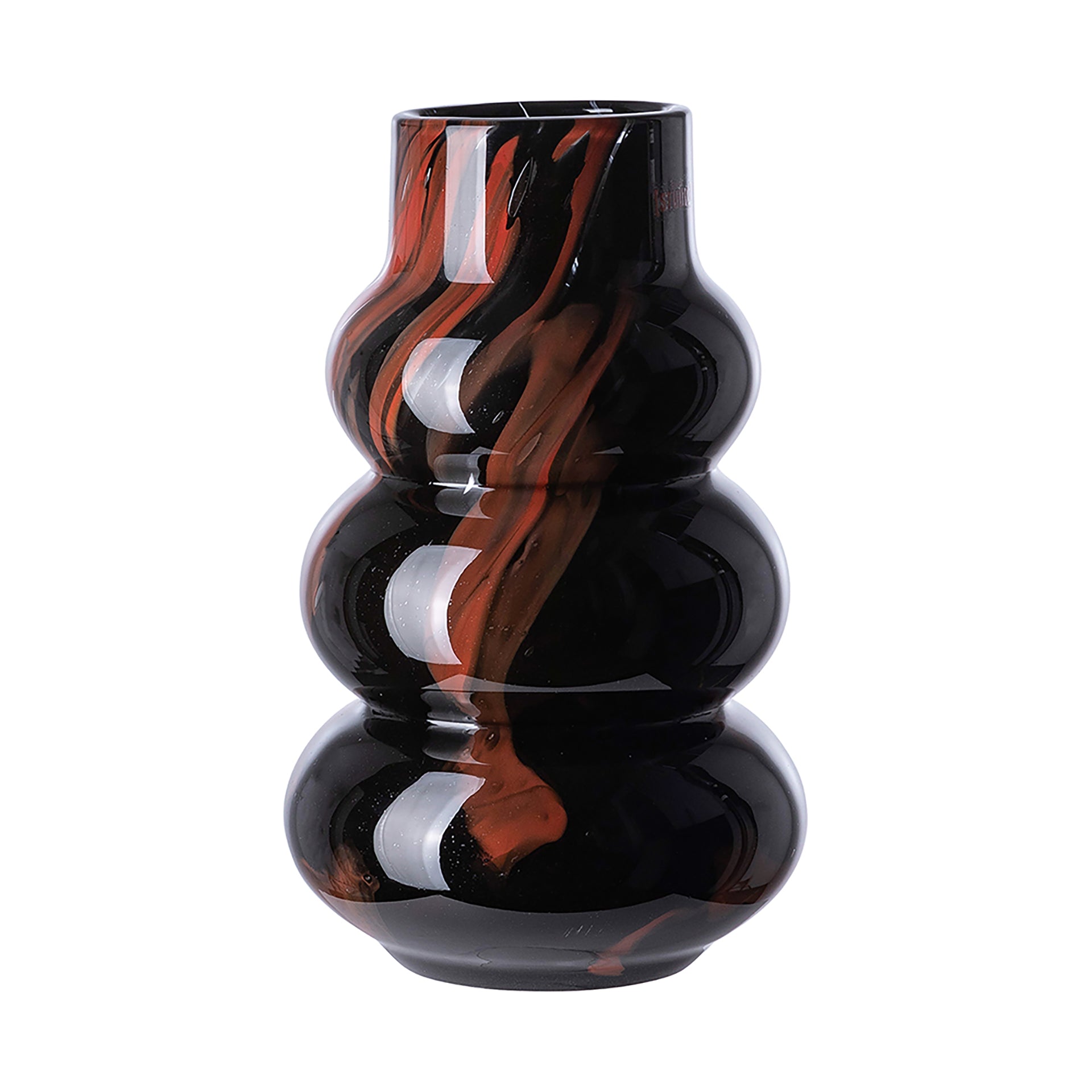 WAVE FRONT Vase schwarz