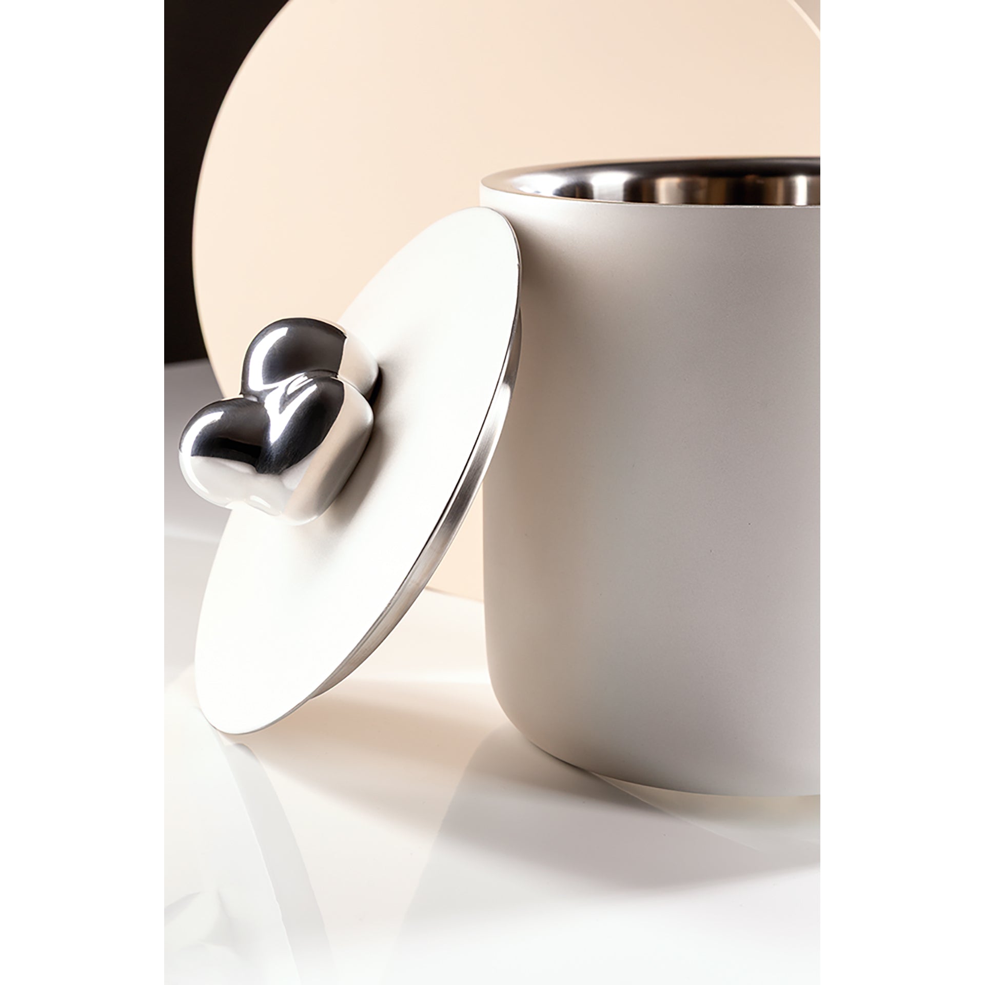 SPACE PEARL Eiswürfeleimer creme