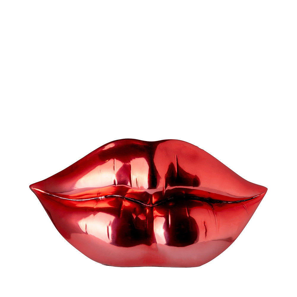 KISS ME Deko-Mund rot