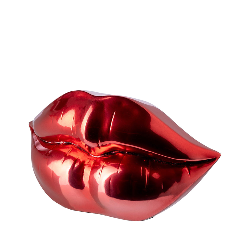 KISS ME Deko-Mund rot