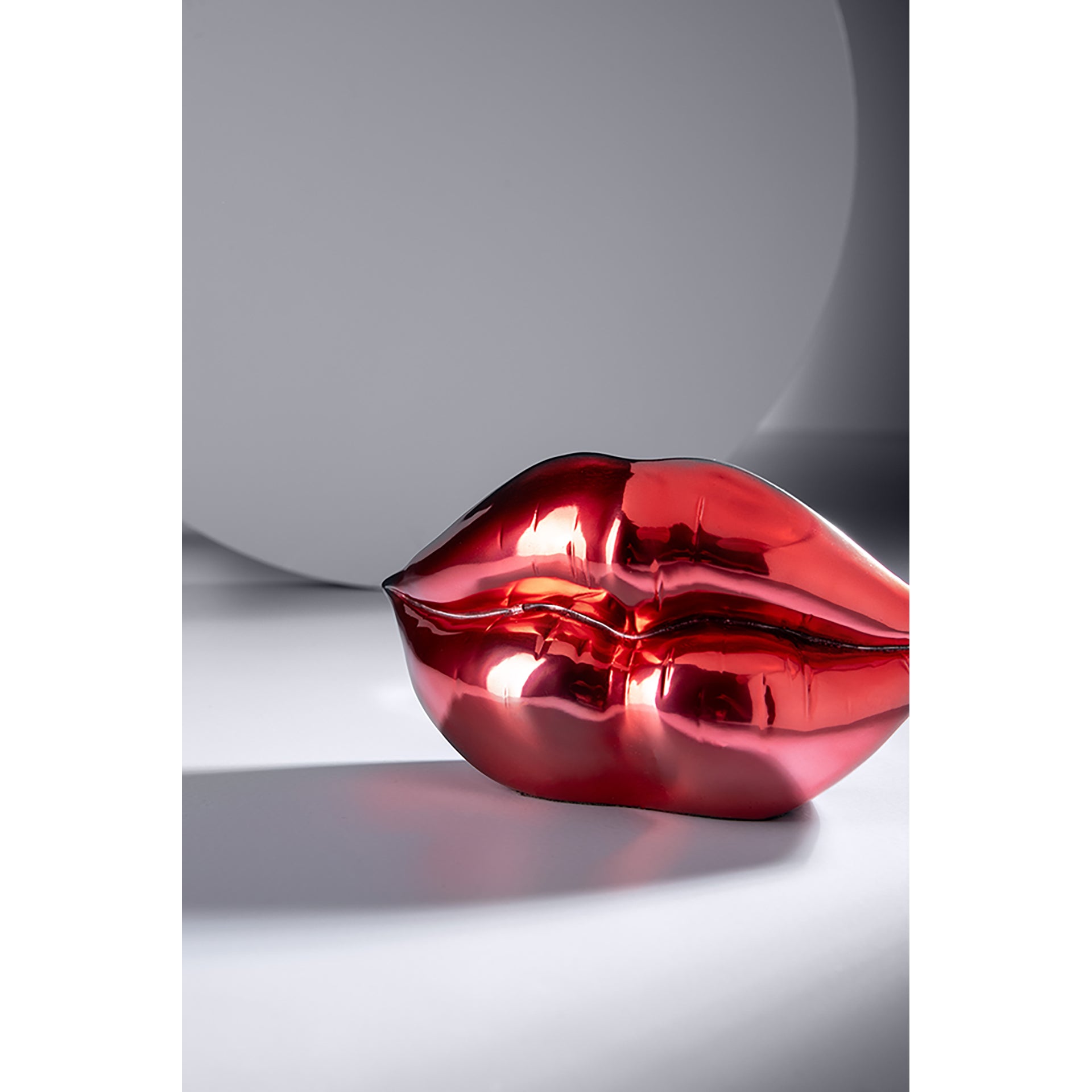 KISS ME Deko-Mund rot